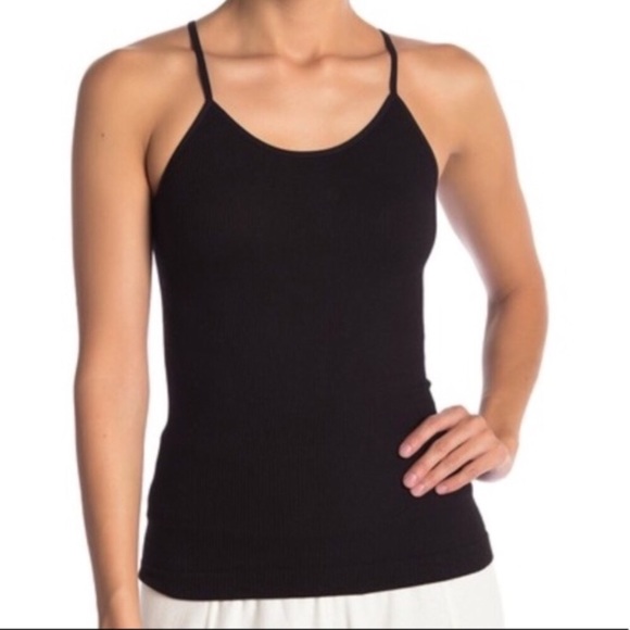 Free People Ribbed Racer Back Workout Tank Top - Picture 3 of 11